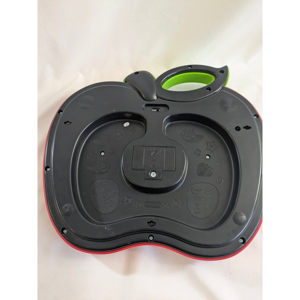 VTech Alphabet Apple Red Interactive Learning Toy Letters Phonics Clock 1390 - Picture 7 of 11